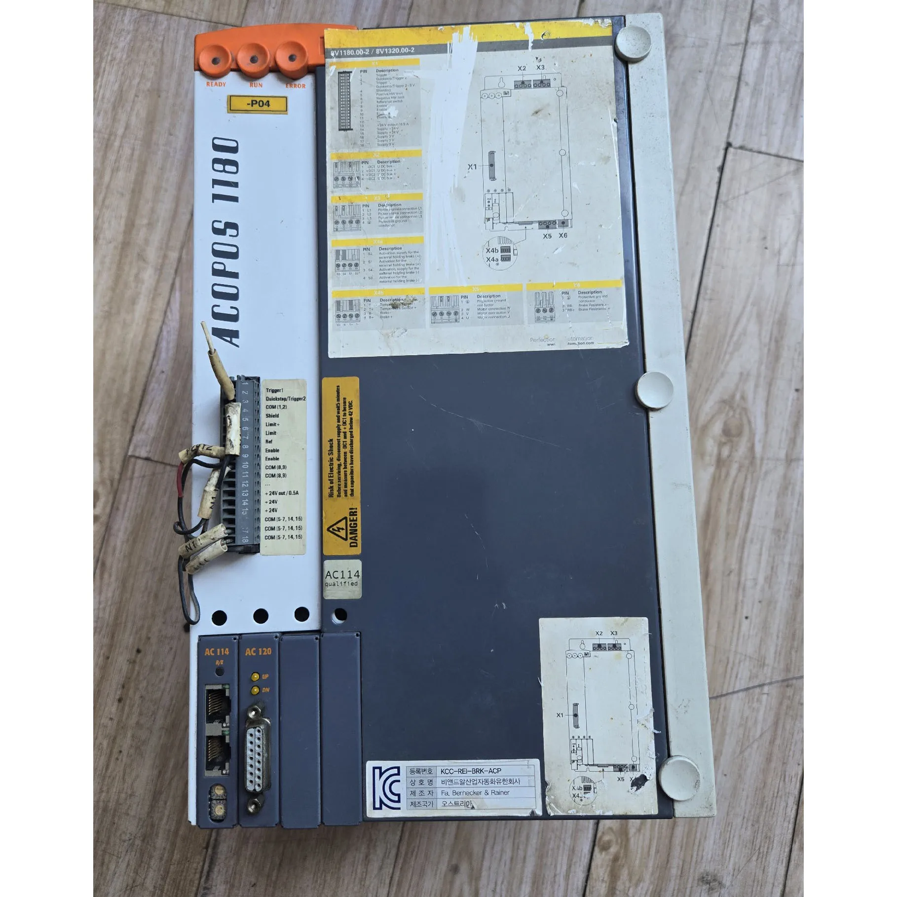 8V1180.001-2 servo drive used in good condition