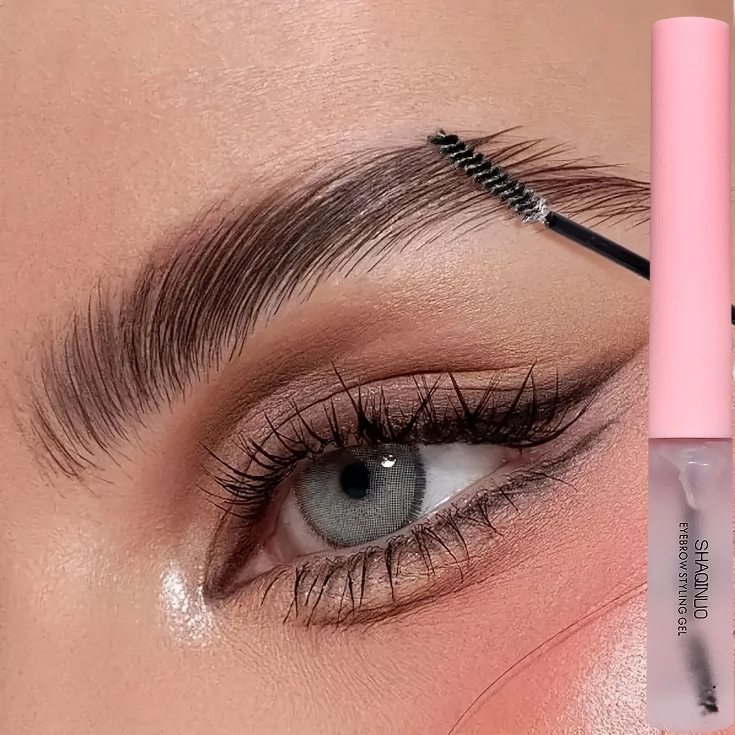 3D Brow Gel for Bold & Natural Brows, Clear Waterproof Eyebrow Styling Gel, Lightweight & Smudge-Proof, Long-Lasting Hold