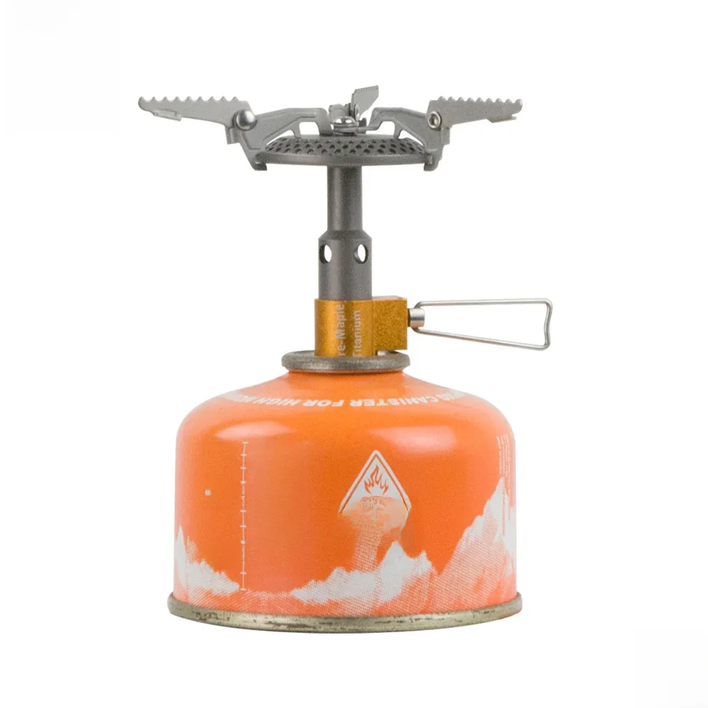 Fire Maple FMS-116T Outdoor Mini kuchenki kempingowe Palnik gazowy do wędrówek z plecakiem 48g 2300W Przenośna lekka tytanowa kuchenka gazowa — zdjęcie 2