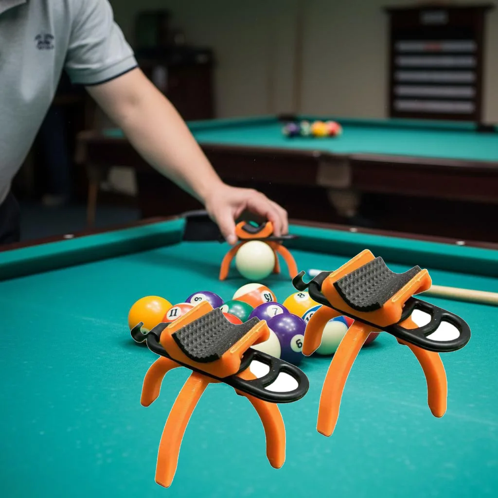 

2 Pcs Pool Ball Positioner Portable Billiards Rack Accessory for Precise Cue Ball Placement in Practice or Competition