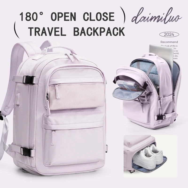 Feminina Travel Backpack Teacher Nurse Business Airplane Laptop Backpack for Women Large Capacity Teenage Girls School Backpack