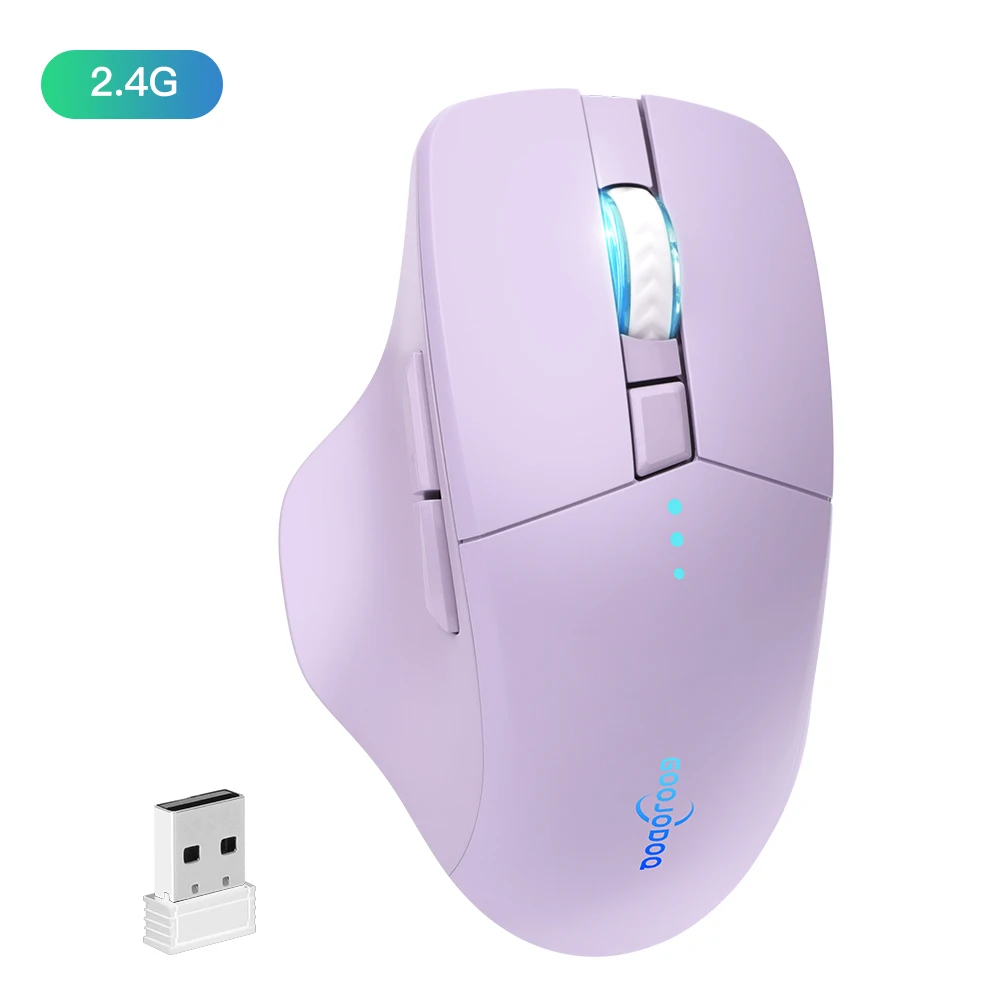 Mouse Ottico Wireless 800-1600 dpi con Micro Ricevitore USB Bianco Trasparente - Manhattan Mouse Ottico Wireless 800-1600 dpi con Micro Ricevitore USB Bianco Trasparente - Manhattan