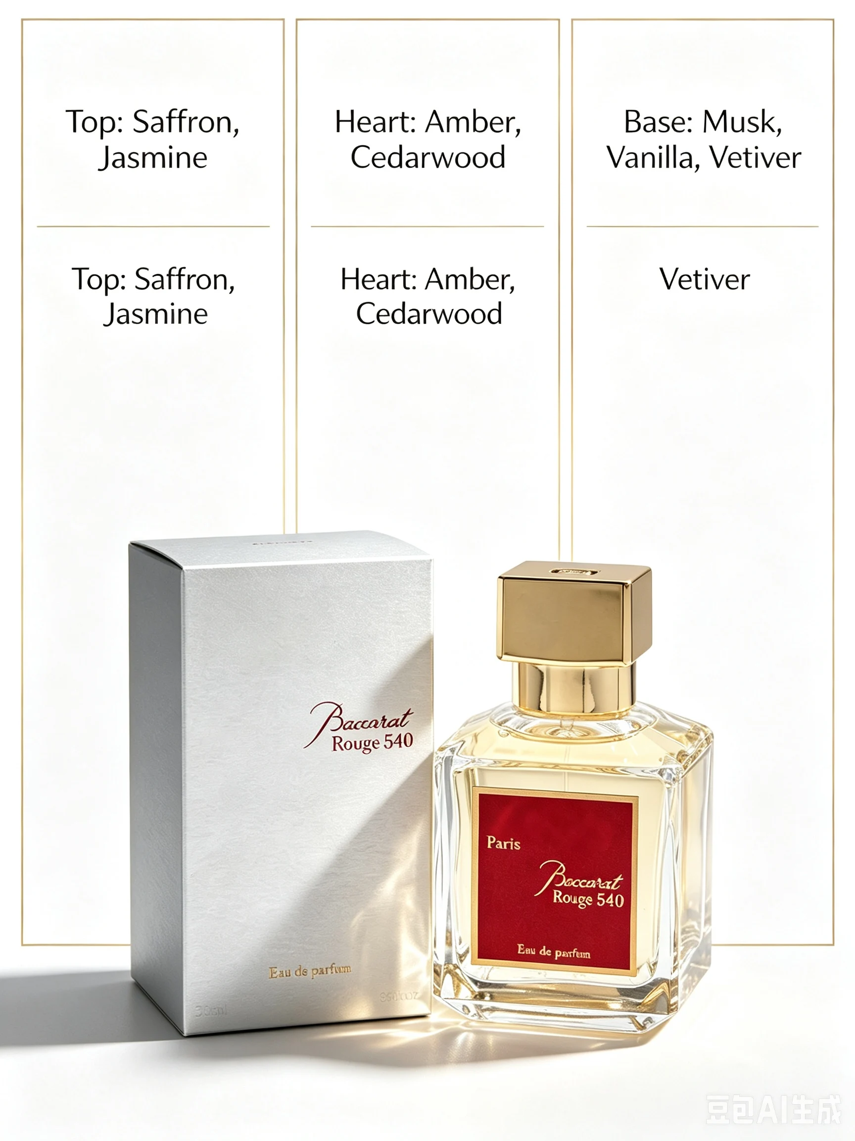 Baccarat Rouge 540 Eau de Parf - Perfume Fragrance List recensione e prezzo