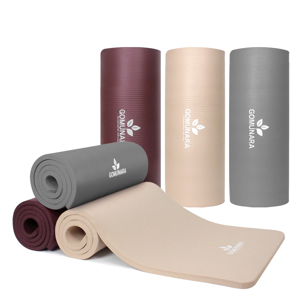 Gomunara nbr Yoga matte 20 mm dick breit nach Hause Maut Pilates Gesundheit Trainings matte Boden geräusch matte