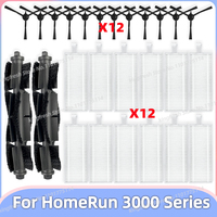 Fit For HomeRun 3000 Series XU3000/01, XU3100/01 Vacuum and Mop Robot Parts Main Roller Side Brush Hepa Filter Accessories