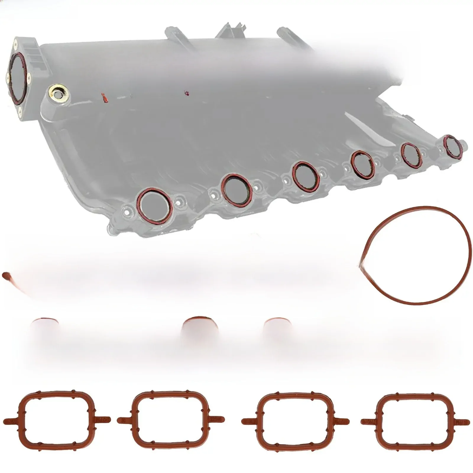 Kit de joint de collecteur d'admission, accessoires de pièces de voiture, 20 pièces, pour BMW série X3 X5 M57 M57N E39 E46 E90 E83 E53 E70 E71 3.0d