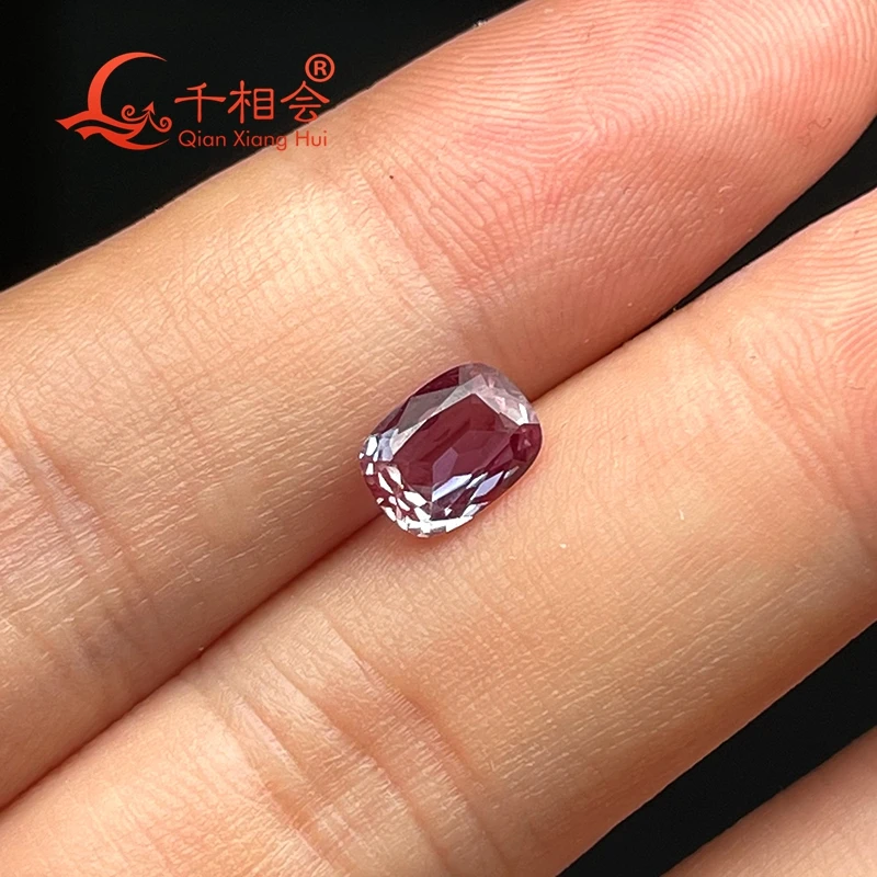 6x8mm Natural Cut Long Cushion Shape Tirafa lab grown Alexandrite Color Change Corundum Gem Stone for Jewelry Making