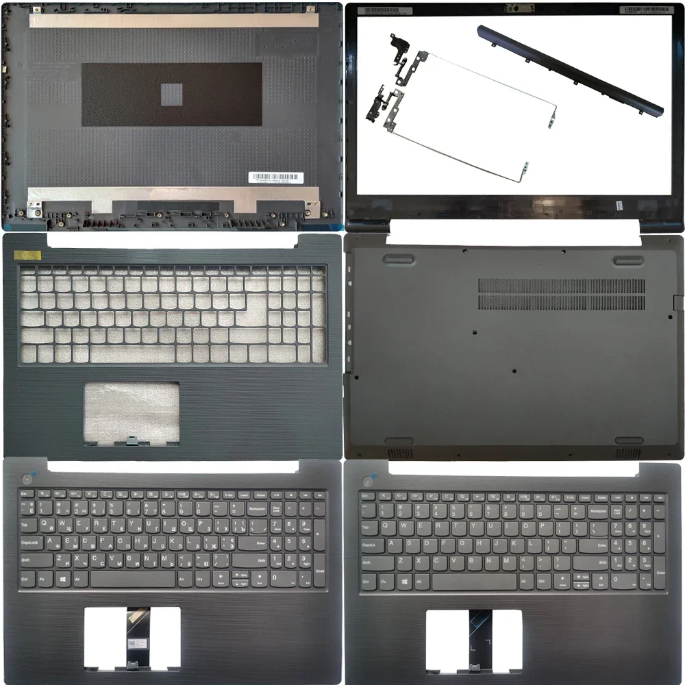 Nowa obudowa do V130-15 V130-15IGM V130-15IKB, tylna pokrywa LCD 5CB0R28213/ramka/klawiatura hiszpańska US, podpórka pod nadgarstki, górna/dolna podstawa — zdjęcie 2