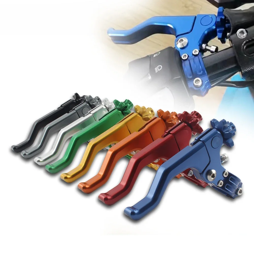 Levier d'embrayage de moto guidon universel CNC en aluminium un doigt pour KTM Honda Suzuki Yamaha Kawasaki Motocross Pit Dirt Bike