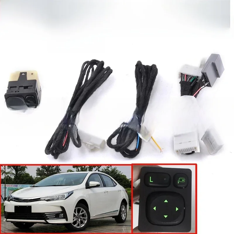 CAPQX 28pin boczne lusterko wsteczne składany przełącznik przycisk okablowanie połączeniowe uprząż kabel dla TOYOTA Corolla LEVIN 2014 dla Prado — zdjęcie 2