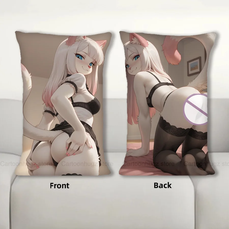

Dakimakura Anime Kizuru Pillow Cover Sofa Cushion Double-side Print Throw Pillow Case 40X60cm