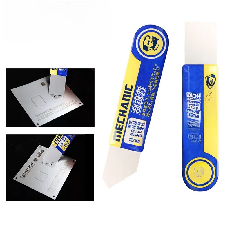 Grattoir mécanique en étain X20 X22, haute ténacité, épaisseur 0.20mm, réparation de téléphone portable, pâte à souder, couteau à gratter