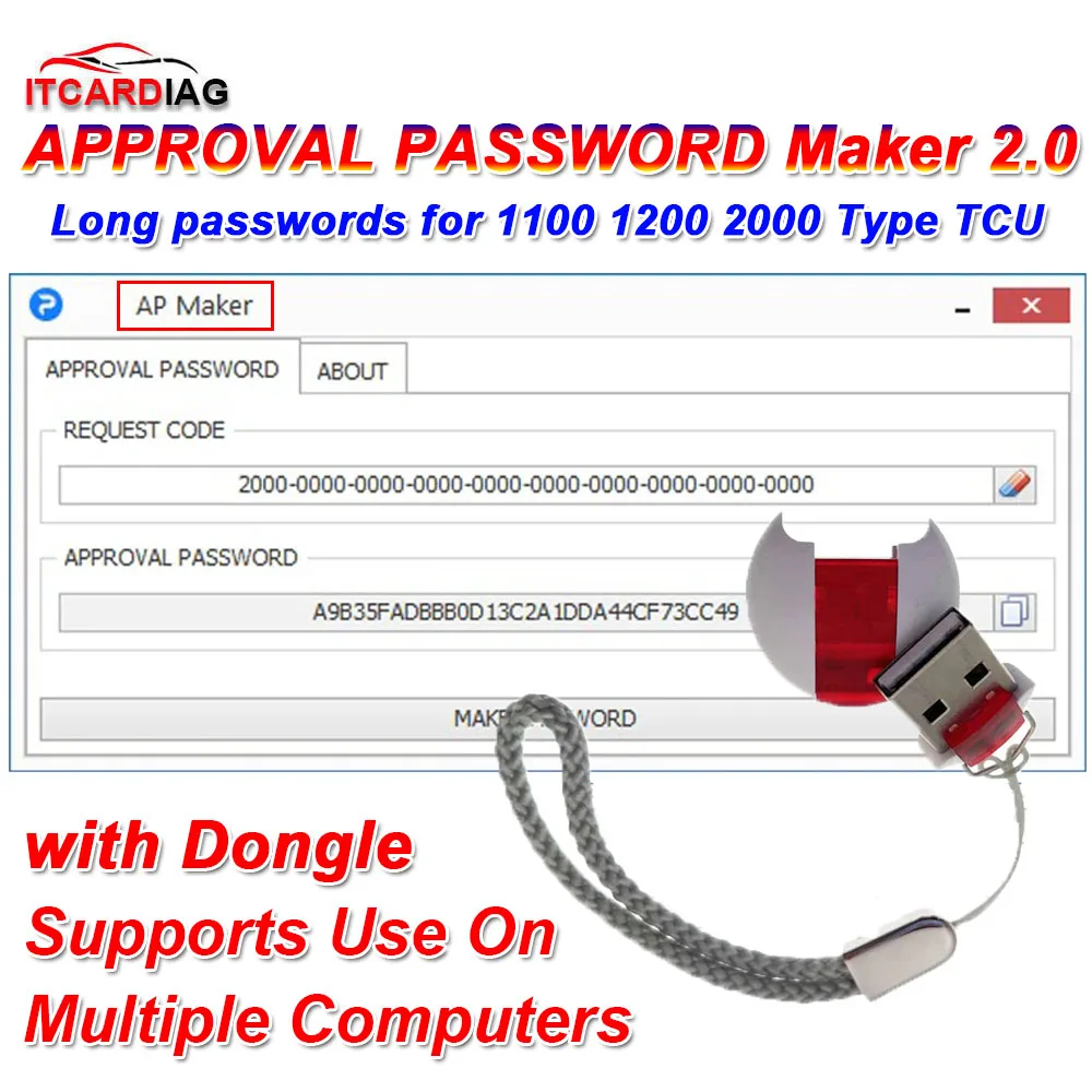 APPROVAL PASSWORD Maker 2.0 for Speed Limiter Values Engine Download Request Long Passwords for 1100 1200 2000 Type TCU Serial