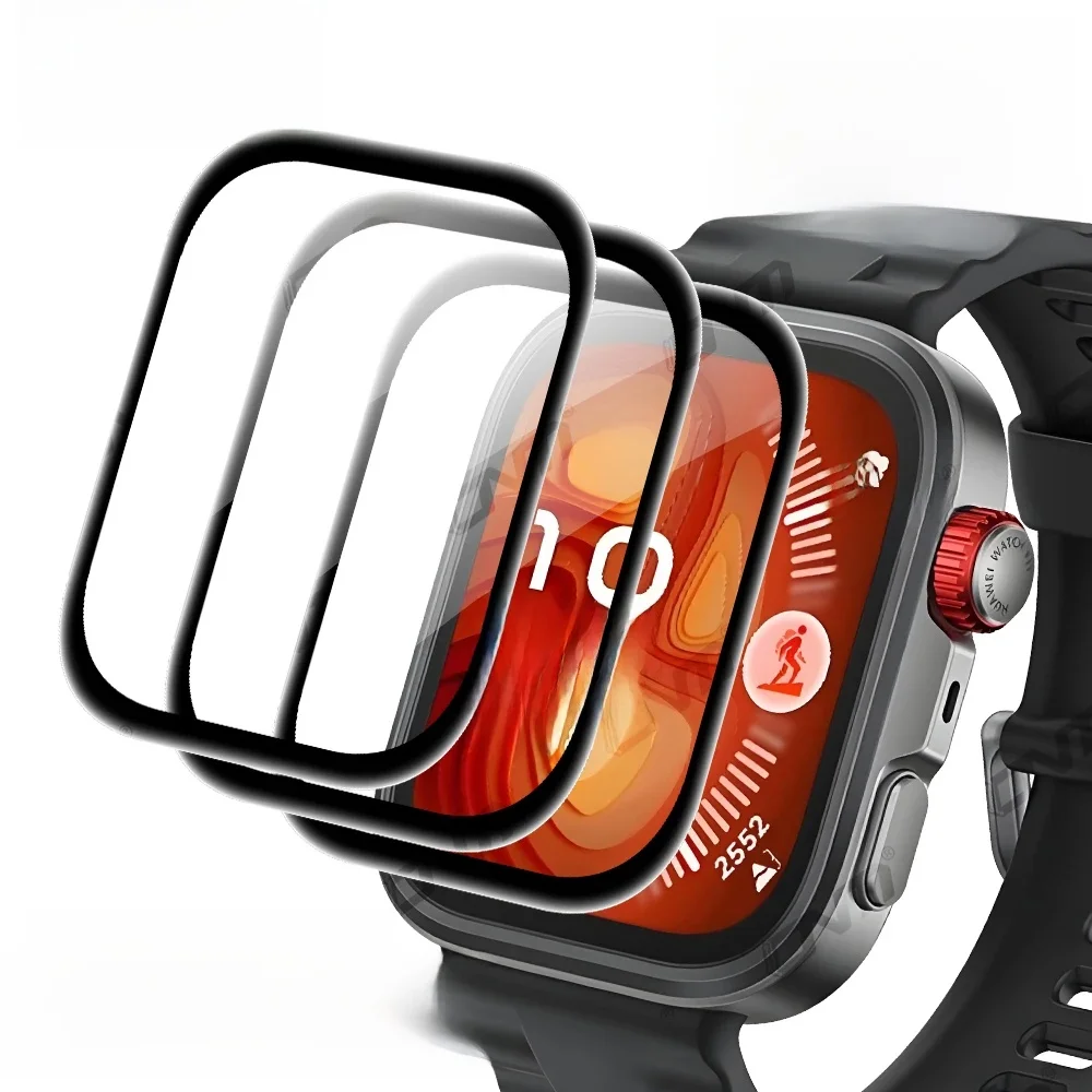 Lot de 3 protections d'écran pour Huawei Watch Fit 4 et 4 Pro – Anti-rayures, sans bulles, clarté HD, installation facile