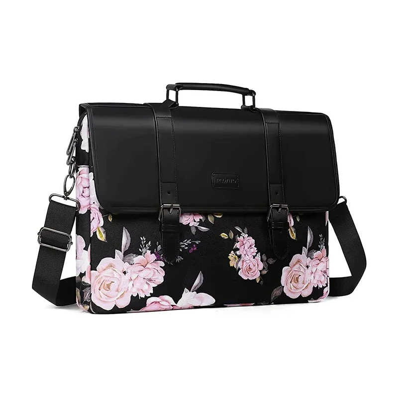 Torba na ramię do laptopa MacBook Pro 16 cali M2 A2780 M1 A2485 A2141/Pro 15 A1398 PU skórzana teczka do notebooka — zdjęcie 2