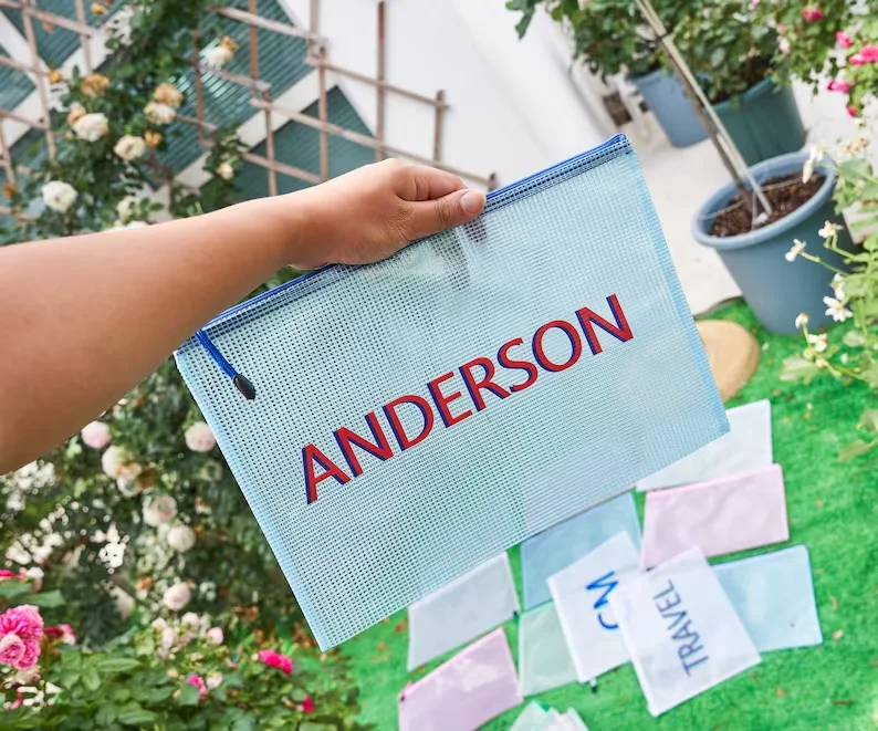 Sac de piscine monogramme ombré personnalisé pour demoiselle d'honneur, sacs de mariage personnalisés, cadeaux pour la mariée, nom de Bachelorette, école