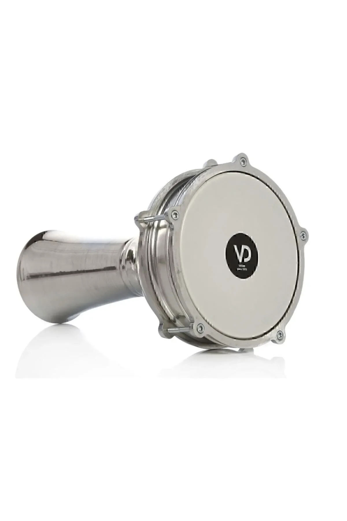 

Aluminum Classic Straight Darbuka Number 5 (SHIPPED WITH A BOX)