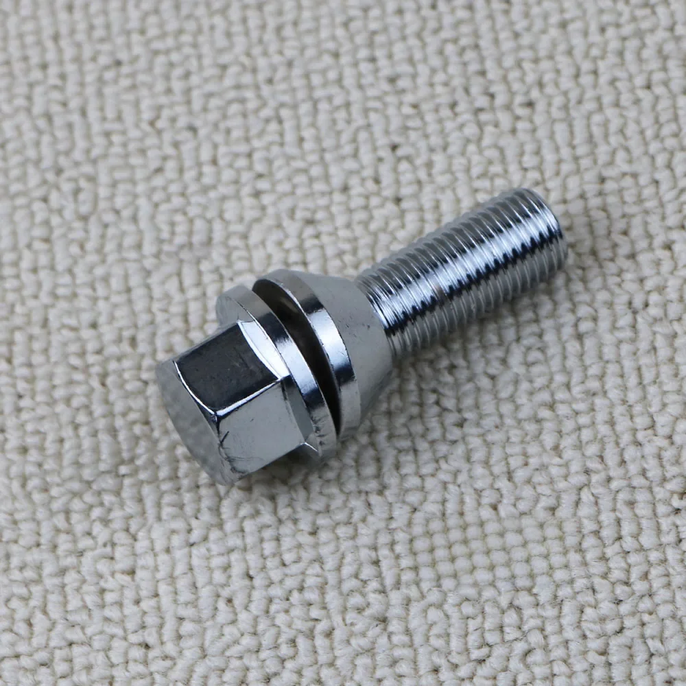 5Pcs 31202337 Front Rear Wheel Bolt Screw M14 x 1.5 For Volvo S60 S80 I II V60 V70 XC60 XC70 XC90 9485474 30756675
