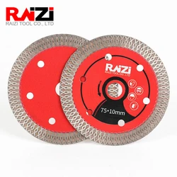 Raizi 75/85mm Turbo Diamond Cutting Blade Mesh Thin Cutting Disc Blade For Porcelain Ceramic Tile Diamond Saw Blade