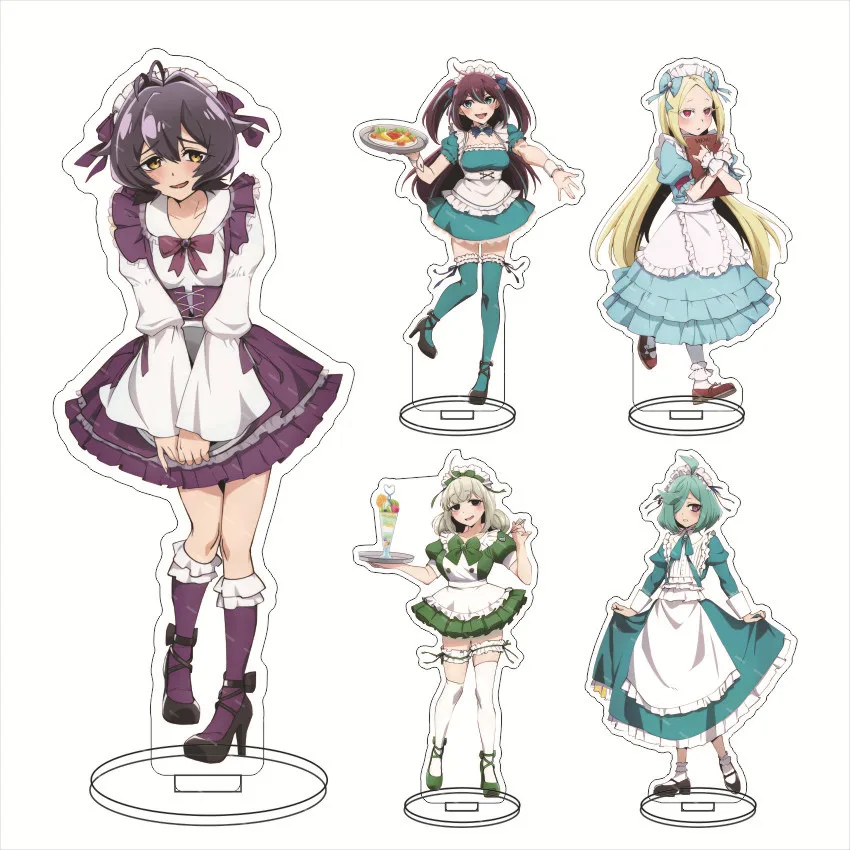 Anime Gushing over Magical Girls Acrylic Stand Model Figures Magia Baiser Venarita Cosplay Desk Decor Display Keychain Gifts