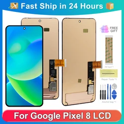 For Google Pixel 8 For 6.2''Google Pixel 8 GKWS6 G9BQD GPJ41 LCD Display Touch Screen Digitizer Assembly Replacement