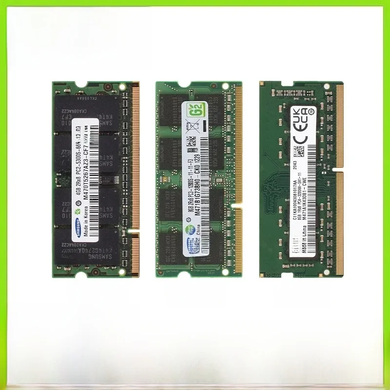 SAMSUNG Laptop Memoria DDR4 DDR3 DDR2 SODIMM Ram 16GB 8GB 4GB 2GB 2400 1600 1333 800 667MHz Wysokowydajna pamięć RAM do notebooków Sodimm — zdjęcie produktu 7