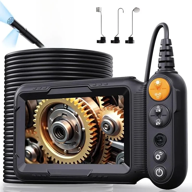 5 ''IPS Video Industrial Endoscope 1080P Dual & Single Lens Borescope Inspection Camera IP67 Waterproof Snake Camera For Car