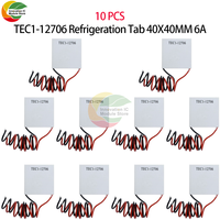 1-10Pcs TEC1-12706 12706 Thermoelectric Cooler Peltier 40*40MM 12V New of semiconductor refrigeration