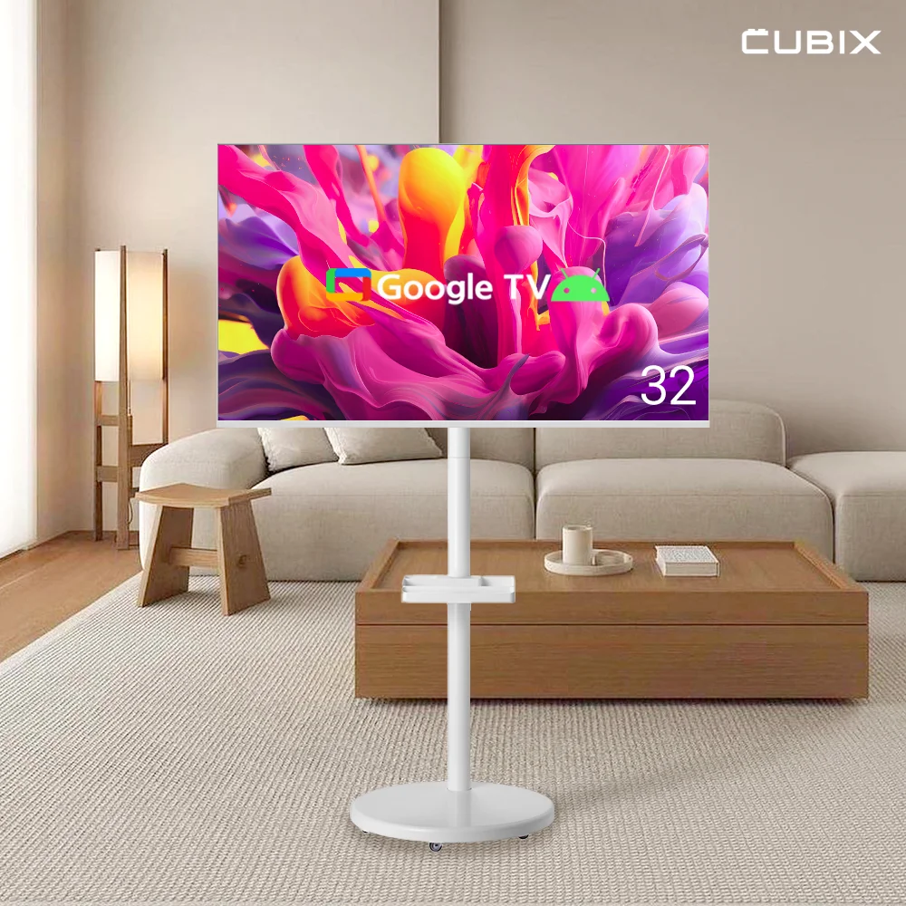 Moving cubic 32 inch White Edition Samtan BiMi X1 series smart TV Samten BiMi small BiMi