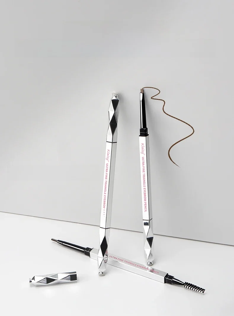 Crayon à sourcils mince triangle argenté klaisy