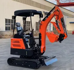 2000kg Small Cab Excavator 2T Mini Small Excavator for Garden Farm for Sale