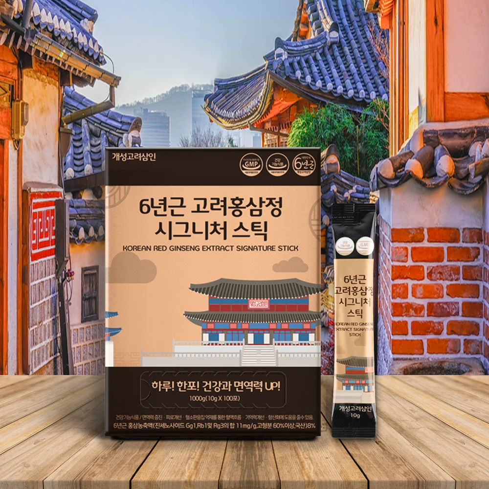 JUNGWONSAM 6-year-old Korean red ginseng extract 365 sticks won 100 packs 1 box 