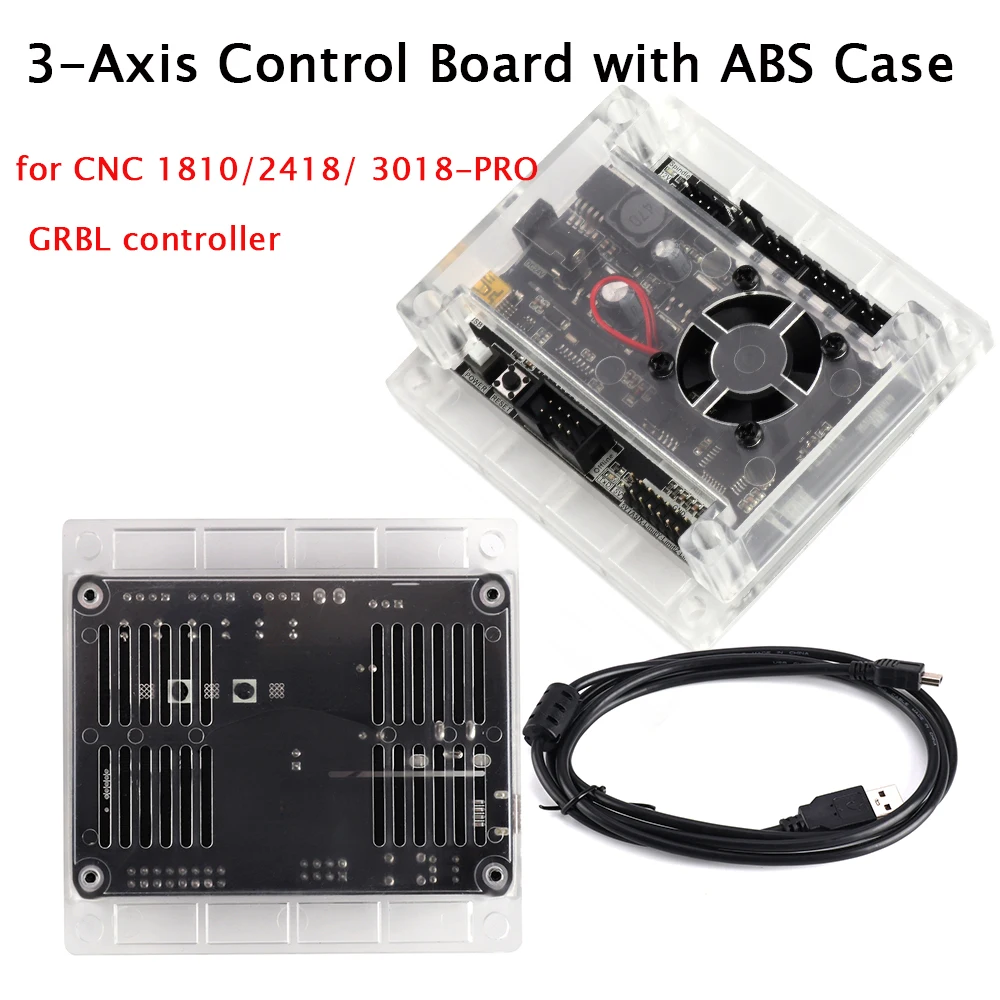 Placa de Control de 3 ejes con puerto USB GRBL 1,1, herramienta de placa táctil de eje Z CNC, sonda de ajuste, microinterruptores de límite de 3 pines para CNC 3018 pro