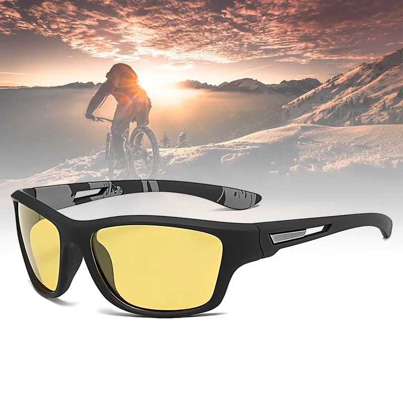 AliExpress MDOD Night Vision Glasses Polarized Sunglasses Men Outdoor Sport Cycling Sun Glasses Anti Glare Driver