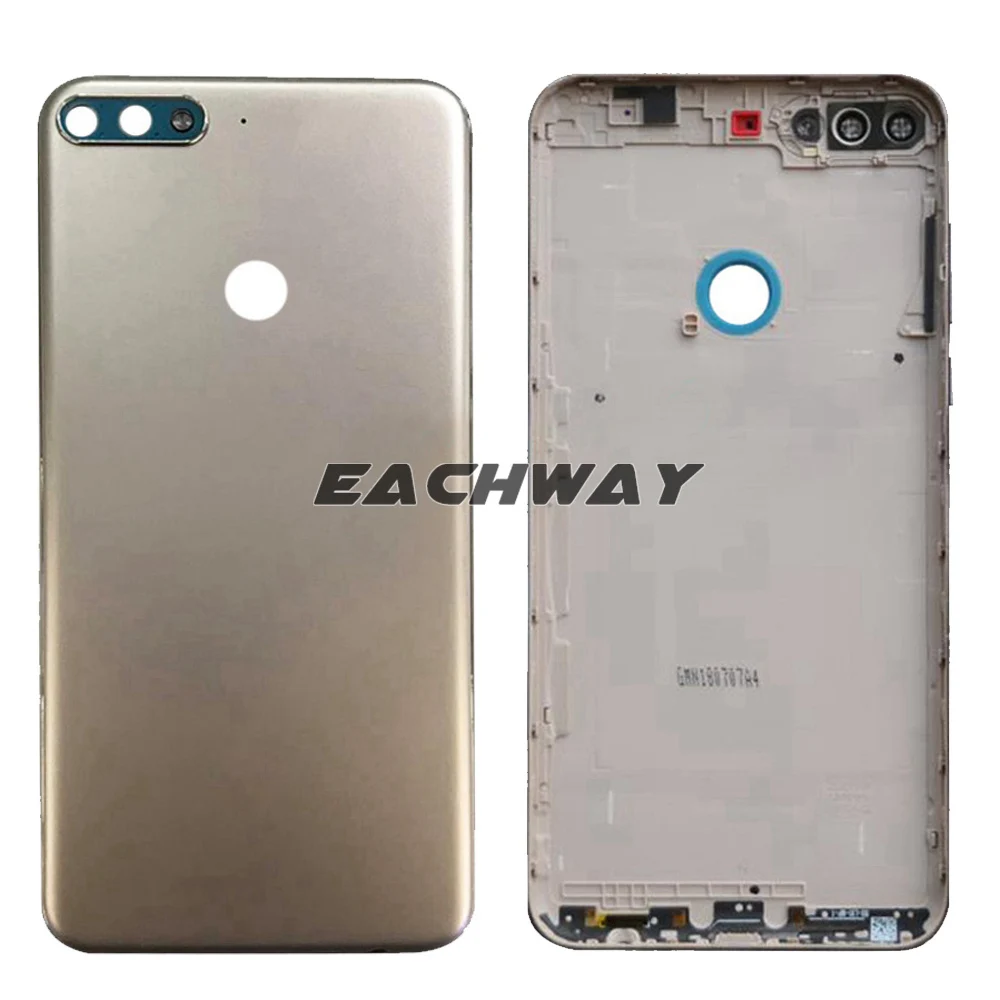 New For Huawei Y7 2018 Back Battery Cover Housing Case Y7 Pro 2018 For Huawei Y7 Prime 2018 Battery Cover L22 LX2 L21 LX3