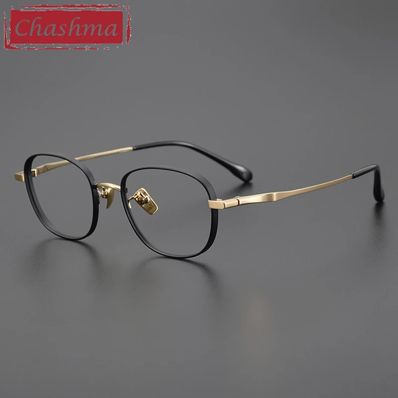 

Chashma очки по рецепту женские из чистого титана элегантные оптические оправы для очков очки для близорукости для рецептов линзы очки