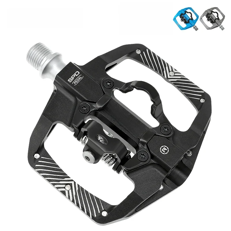 AliExpress MZYRH Mountain Bike Pedals Dual Function Sided Pedals Plat & SPD Clipless Pedals Sealed Bearings, 9/16 Bicycle Pedal