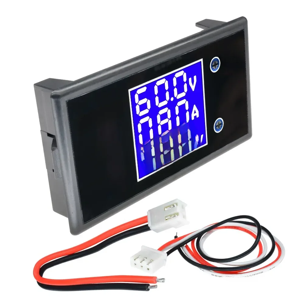 Cyfrowy woltomierz LCD Amperomierz Watomierz Napięcie Prąd Miernik mocy Detektor napięcia Tester Monitor DC 0 do 100 V 10A 1000 W — zdjęcie 2