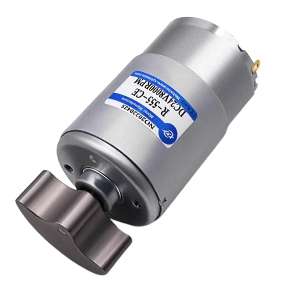 

R-555 Single-axis Micro Dc Vibration Motor Fan Type Positive And Negative Vibration Small Motor 12v24v Motor