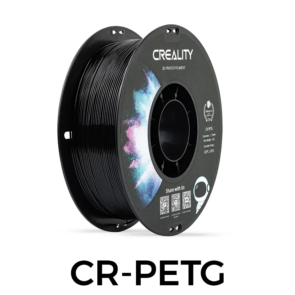 Creality CR-PETG 3D Printer Filament 1.75mm Diameter 1KG 3D Printing Consumables Material Black