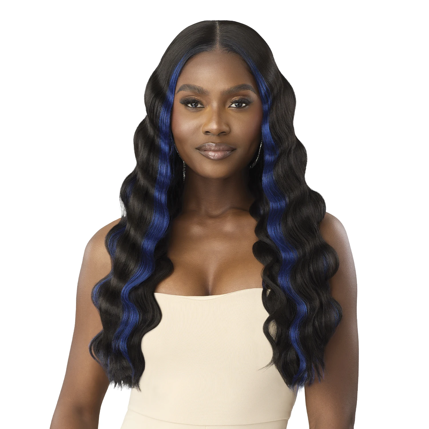 

Outre HD Кружевной фронтальный парик Идеальная линия волос Бесклеевой Полностью ручная завязка 13X6 Кружевной синтетический парик Kariss