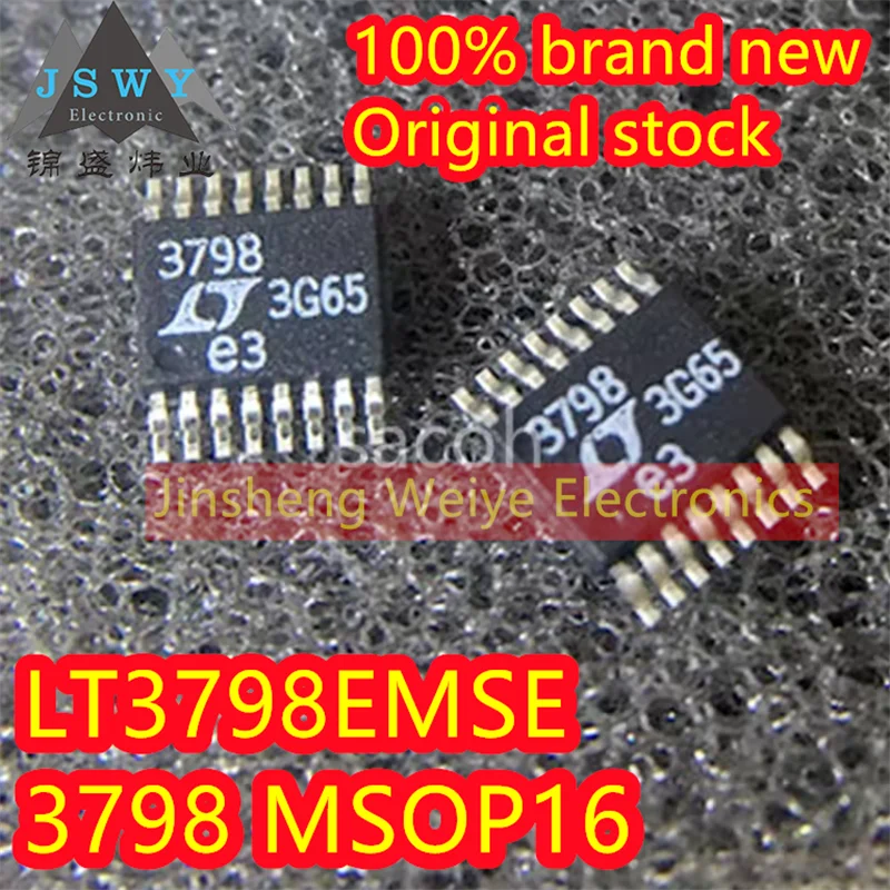 (3/10pieces) LT3798EMSE MSOP16 LT3789IMSE Parts Mark 3798 Switching Regulator IC 100% Brand New Original Electronics Spot