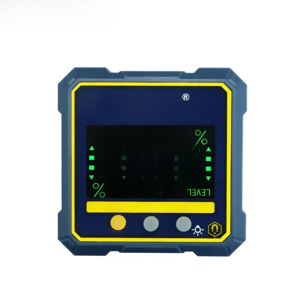 SHAHE Digitales Winkelmessgerät, magnetischer Winkelmesser, Neigungsmesser, Winkelmesser, Winkelwürfel, Wasserwaage mit Magnes und Hintergrundbeleuchtung