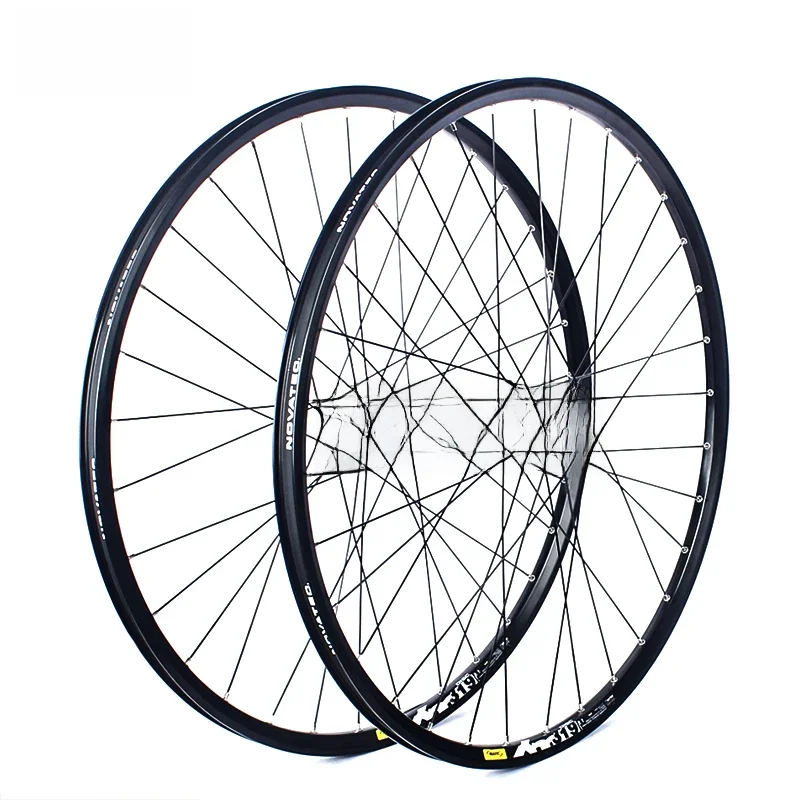 AliExpress Novatec Mountain bike wheelset 26/27.5/29inch D041/D442 100X135 12X142/148 7-11 speed 32H Disc brake QR/Thru MTB Bicycle wheel