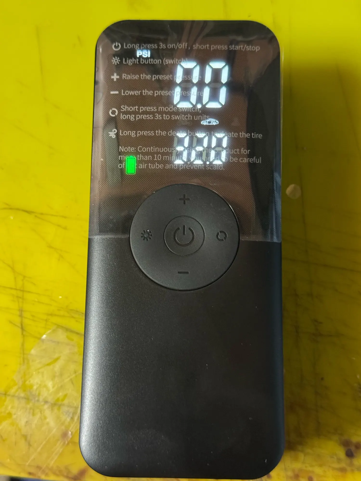 VanVolt AirGo™ Cordless Digital Tyre Inflator - Portable 150 PSI Air Pump photo review