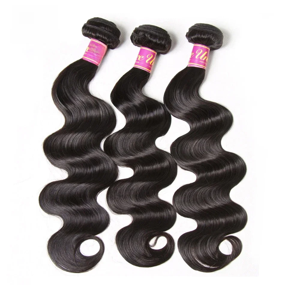 UNice Körper Welle Bundles Natürliche Farbe 100% Menschliches Haar Bundles Nähen-in Schnelle Spinnt Reines Haar 1/3/4 Bundles Deal