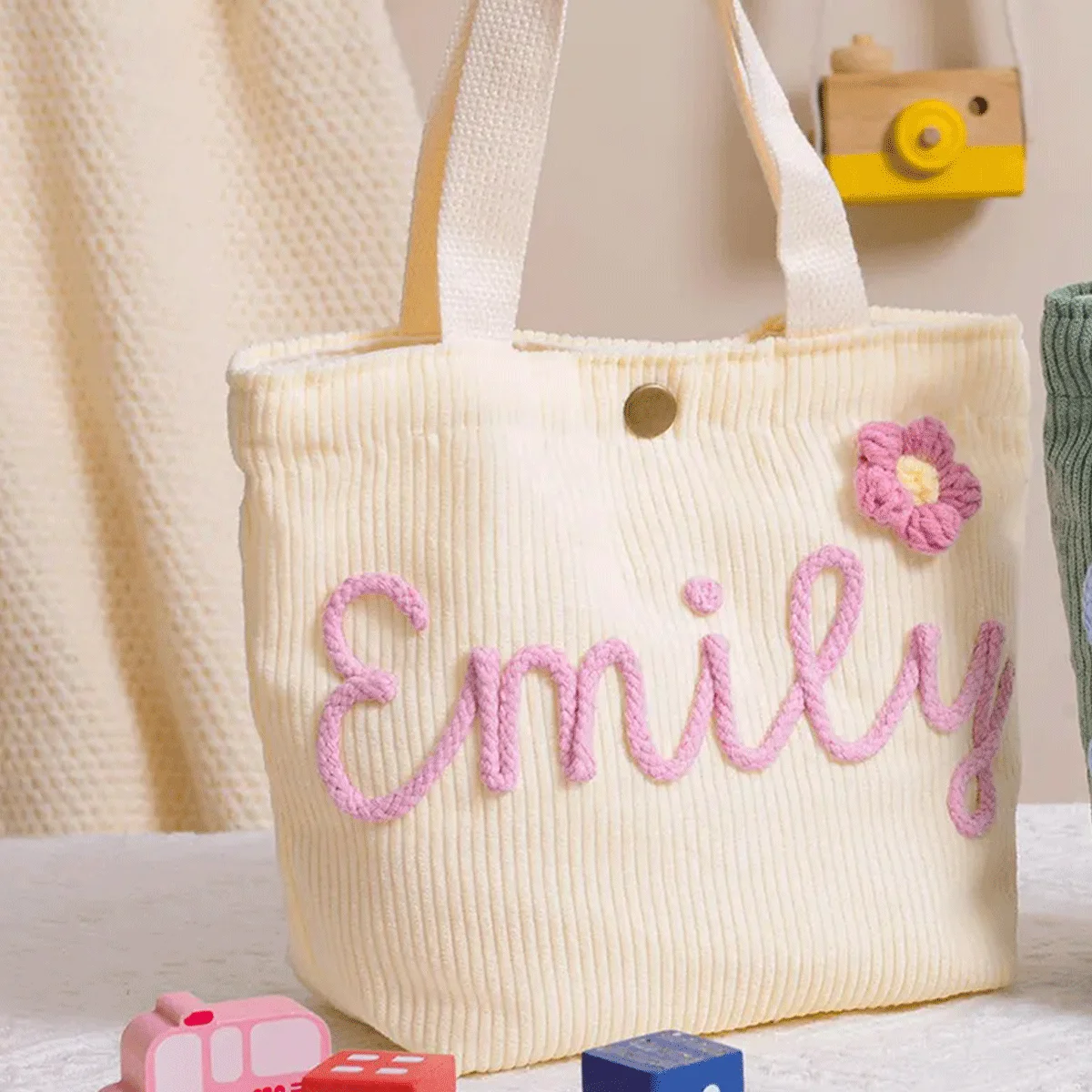 Personalized Name Handbag, Custom Tote Bag Gift