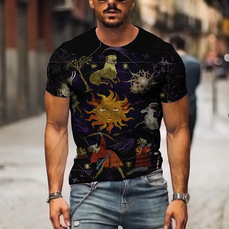 Verão impressão 3d camiseta para homem simples verificação listra padrão legal respirável manga curta na moda casual tshirt topo de grandes dimensões