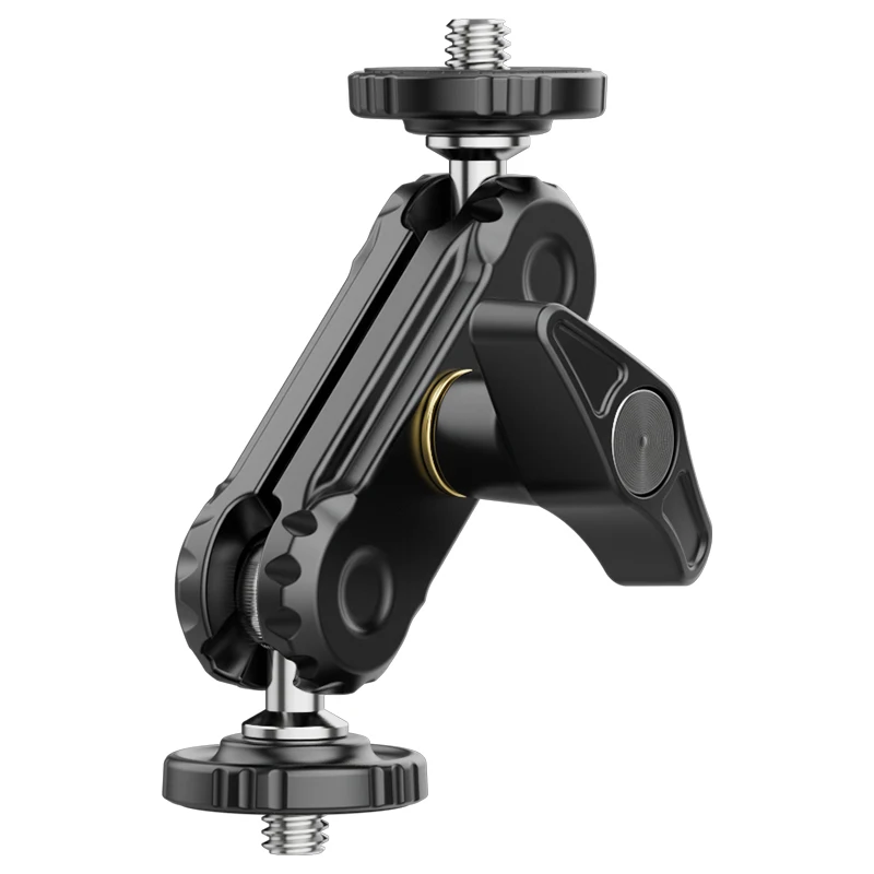 Ulanzi R102 Metal Double Ball Heads Magic Arm With 360°1/4''Screw Extend Mount for DSLR Camera Monitor Video Mic Tripod