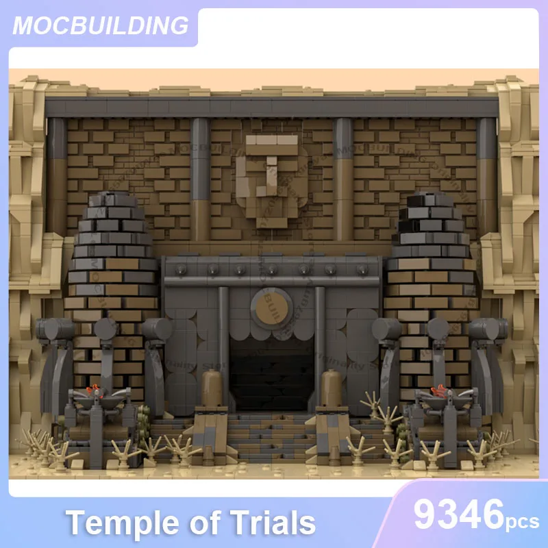 Temple of Trials Model MOC Building Blocks DIY Assemble Bricks Educational Creative Collection Display Toys Gifts 9346PCS
